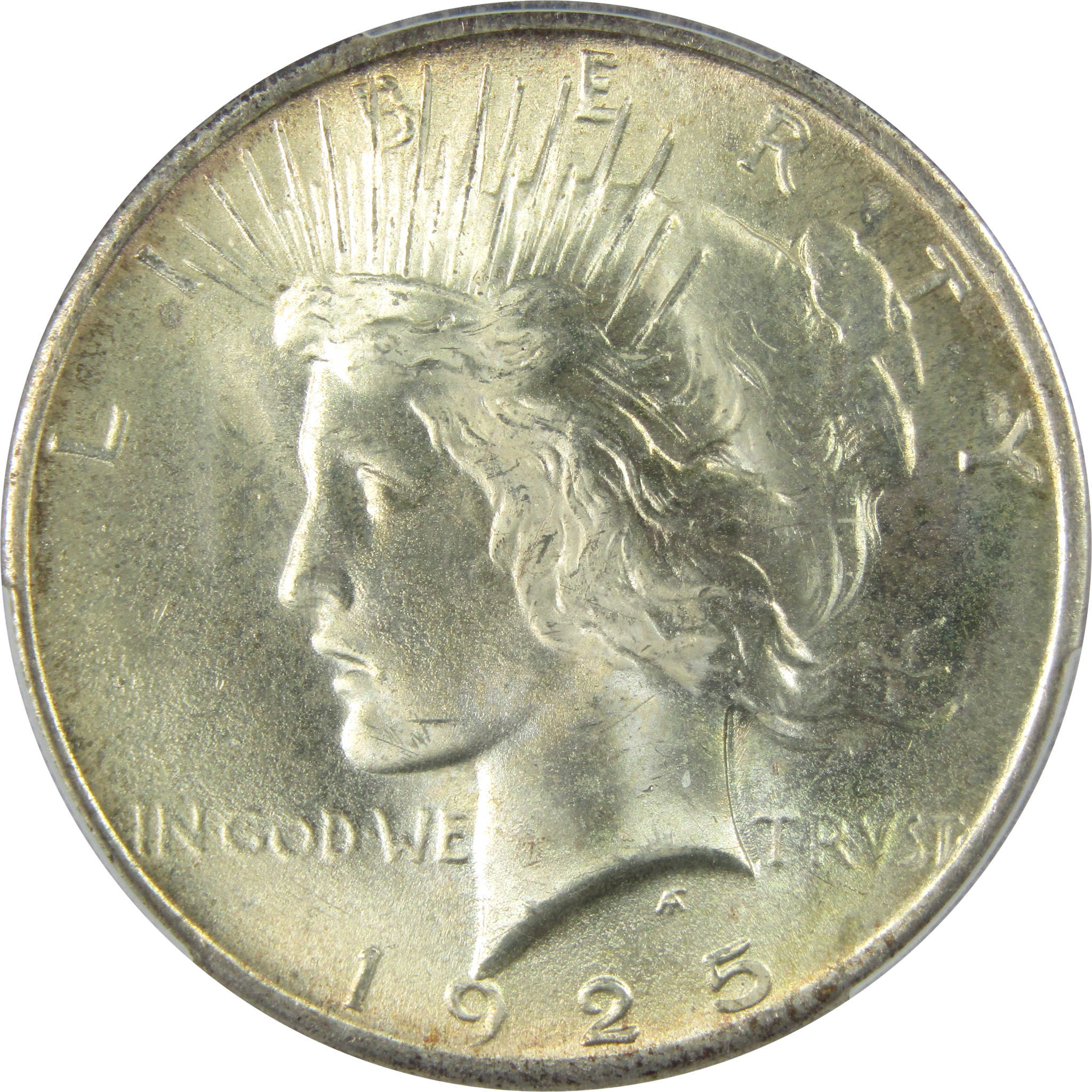 Peace Dollar obverse (front)