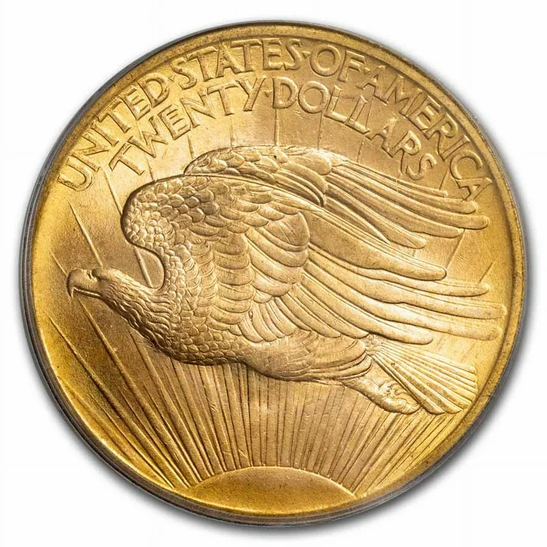 $20 Liberty Gold (Double Eagle) reverse (back)