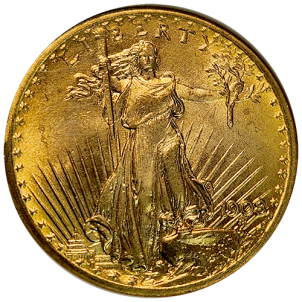 $20 Liberty Gold (Double Eagle) obverse (front)